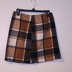 Plaid skirt